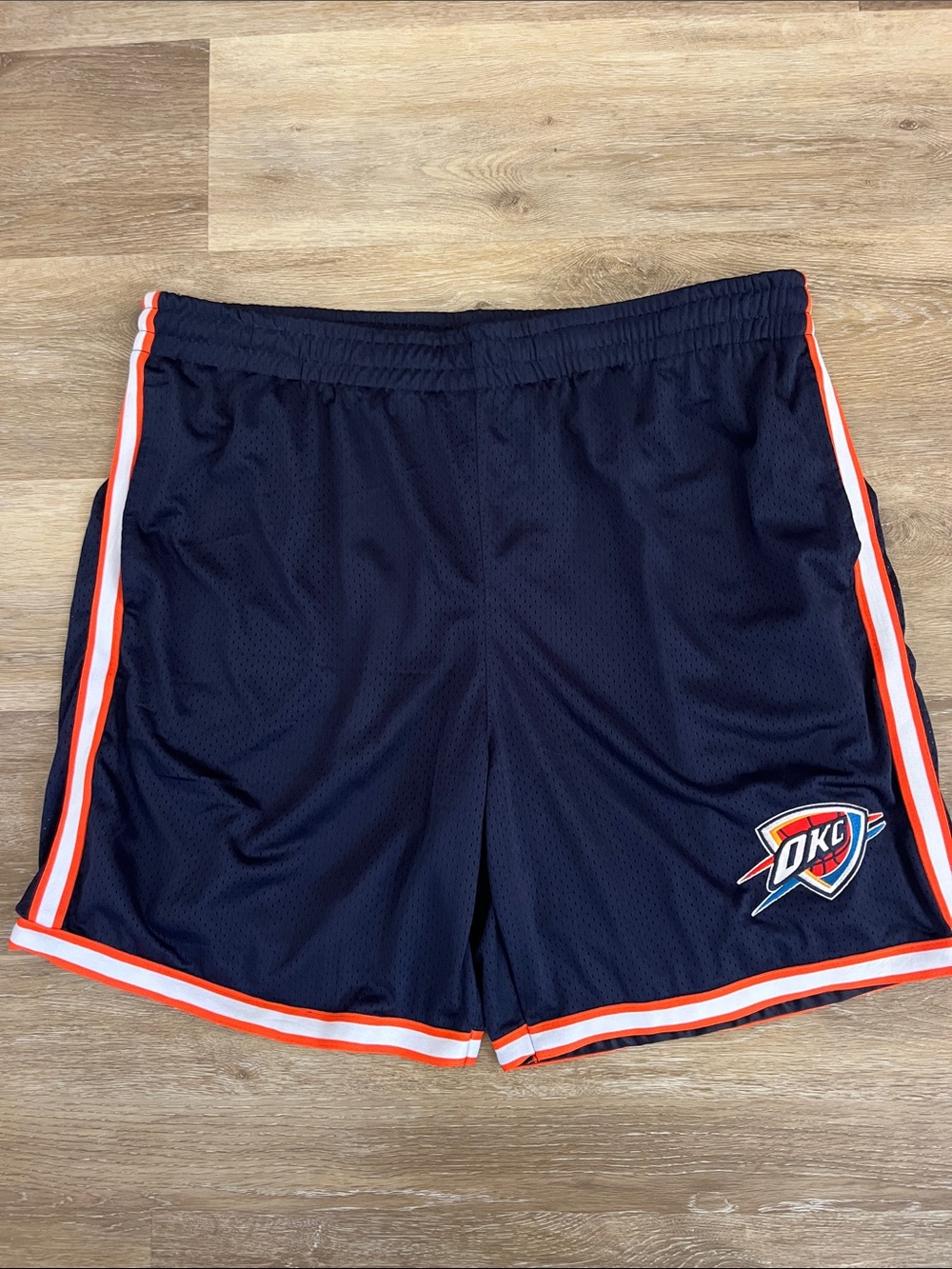 NWT Ultra Game Men’s NBA Oklahoma City Thunder Basketball Shorts Black Size XXL